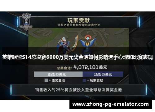 英雄联盟S14总决赛6000万美元奖金池如何影响选手心理和比赛表现