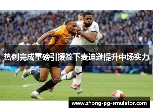 热刺完成重磅引援签下麦迪逊提升中场实力